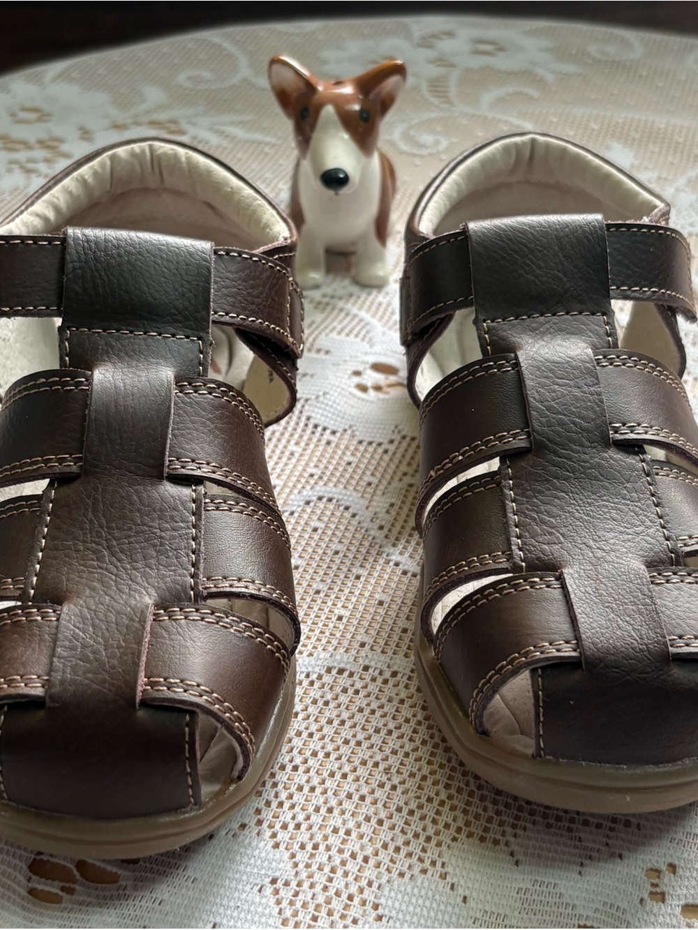 See Kai Run Jude IV Brown Sandals Size 12